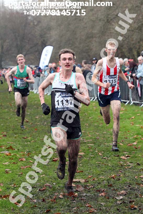 Senior and under-23 men, 2019 European Cross Country Trials and British Cross Challenge, Sefton Park, Liverpool.  Photo: David T. Hewitson/Sports for All Pics
